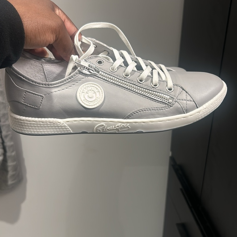 grey pataugas sneakers for women size 38 - Picture 2 of 4